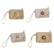 Small Wallet for Women Girl Woven Wallet Clutch Bag Holder