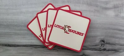 Set of 4 Little Creatures rubber Drink Coasters bar mat runner