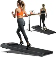 [COZYINN] Under Desk Treadmill Walking Pad for Home Office, Portable Walking Treadmill with 300lbs Capacity 2.5HP