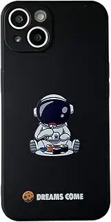 Yonds Queen for iPhone 15 Cute Case, Cool Cartoon Astronaut Space Planet Rocket Design Stylish Bumper Cover Soft TPU Protective Anti-Slip Shockproof Fashion Case(iPhone 15, Sushi)