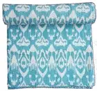 Hand Block Print Kantha Quilt King Size Bedding Coverlet Boho Kantha Ralli Throw