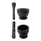 Manual Garlic Mincer Spice Grinding Bowl for Chutney Fresh Mustard Ginger