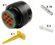 Deutsch HDP20 Series P26-18-8SN Connector Kit