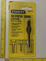 VTG Stanley Screw-Mate Screw-Sink Boatbuilders Countersink Drill Bit New IOP NOS