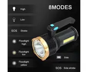Aluminium Alloy LED Diving Flashlight Outdoor Waterproof Strong Light 100M Underwater Torch for Climbing CampingP1