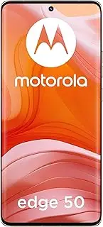 [Motorola] Edge 50 (12/512 GB, Camera 50 + 13 + 10 MP, 6.67 inch POLED Super HD 120 Hz, IP68, Snapdragon7 Gen1, Battery 5000 mAh, 68 W Fast Charge, Dual SIM, Android 14, Cover in Box), Peach Fuzz