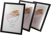 NOLITOY 3PCS Wooden Frames for Wall Tabletop Display Photo Art Frame Versatile for Home Office Gallery Decor Sturdy Scratch Resistant
