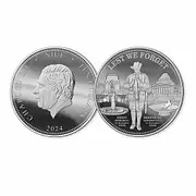 The ANZAC Memorial and Shrine of Remembrance Silver Commemorative Coin