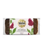 Biona Organic Rye Amaranth & Quinoa Bread 500g (Pack of 6)