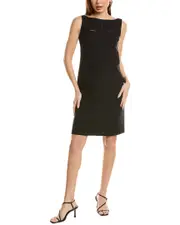 Lafayette 148 New York Sleeveless Cutout Sheath Dress