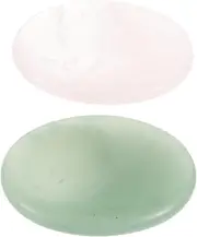 Healeved 2pcs Massage Scraper Facial Scraping Board for Relief and Relaxation Natural Jade for Aging and Skin Care Easy to Use for Women