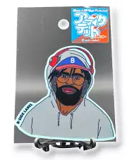Hoodie Sticker Glasses Beard Ball Cap Quirky Fun Japan B-Side Label