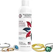 [Mayflower Products] Mayflower Jewelry Cleaner for Ultrasonic Machine Made in USA Non Toxic Tarnish Remover Solution Concentrate 2-pack for Cleaning Gems Diamond Rings Silver Gold and Platinum. Cleans Eyeglasses (8 oz)