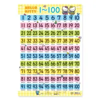 在飛比找momo購物網優惠-【世一】Hello Kitty1-100掛圖