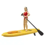 Bruder Bworld Stand Up Paddle Board Life Guard & Accesories Kids Toy Set 4y+