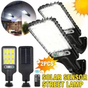 COB Solar Street Light Outdoor LED w/ Motion Sensor Remote 3 Modes AU Stock