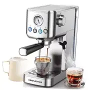 Espresso Machine, 20 Bar Cold Brew Espresso Maker with Milk Frother Steam