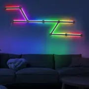 BLITZWILL BW-SL1 DIY Splicing Light Bars RGBIC LED Tuya WiFi Smart Control Music Sync Works With Alexa & Google Assistan