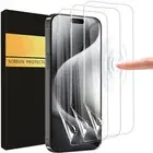 3-Pack TPU Soft Hydrogel Screen Protector Film For iPhone 16 15 14 13 12 Pro Max
