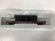Bachmann #18908 HO scale “Pennsylvania Railroad.” flat car with load Rd #469537