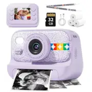 JOYTRIP Kids Instant Print Camera, Digital Camera, Black and White Thermal Print