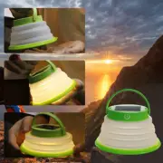 LED Solar Folding Light Outdoor Camping Lantern Portable Emergency Lamp Yard 9W