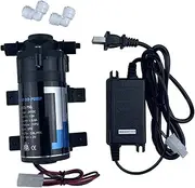 LKYJD High Pressure Sprayer Pump, Garden Water Spray Mini Micro Silent Mist Pump, 24V DC Misting Pump Water Pump Sprayer(Pump with Power Adapter)