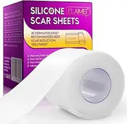 Silicone Scar Sheets - Thick, Silicone Scar Tape (1.6"x 60", 4cm X 1.5m) - keloid bump removal - Reusable And Effective Scar Removal Strips - Silicone Tape for Scars, Keloid, C-Section, Acne et