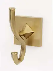 Alno A8499-SB Contemporary II Bath Universal Robe Hook Satin Brass