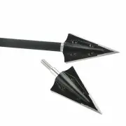 Archery Blade Arrowheads Hunting Screw Tips Broadheads Crossbow Bow Arrow Points