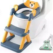 Potty Training Seat with Step Stool Ladder, Potty Training Toilet for Kids Boys
