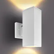 Luxrite Dusk to Dawn LED Outdoor Wall Light, 10", 3CCT, 15/20/24W, IP65