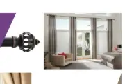 2x Curtain Rod Finials KIRSCH Legion Oil Rub Bronze 1.38” Rod Drapery Pair NEW