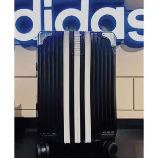 現貨 帝安諾 實體店面 adidas 愛迪達 黑色 行李箱 旅行箱 收納箱 推車 拉鍊拉桿箱 登機箱 海關鎖