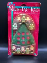 Vintage Nick-Tac-Toe Game, NIB, Christmas Tree Board, Santa and Snowmen