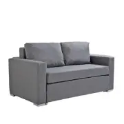 Casa Decor Selena 2in1 Wood Frame Compact Sleeper Sofa Bed 170x90cm Charcoal