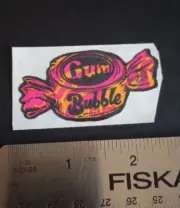 Vintage Bubble Gum Piece Scratch & Sniff 3M Sticker Mod Die Cut Matte