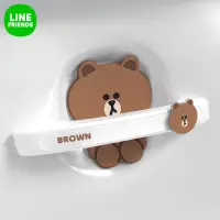 在飛比找momo購物網優惠-【LINE FRIENDS】熊大車門防刮條把手防刮貼防撞條4