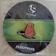 Groundhog Sees Shadow Collector Pin - 2020 Loot Crate Hat Lapel Backpack Bag