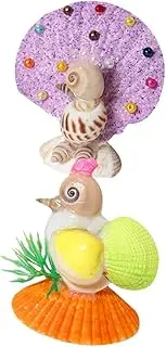 ERINGOGO 2Pcs Sea Shells Zodiac Ornaments for Fish Tank Decor Unique Shell Decorations for Home Office
