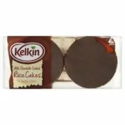 Kelkin Milk Chocolate Covered Rice Cakes 6 Pack 100G
