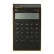 Creative Portable Ultra-thin Gold Frame Calculator Solar Energy Caculator Stationery Set