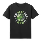 I'm Sexy And I Mow It Funny Lawn Mowing Service Machine Landscaper Men's T-Shirt