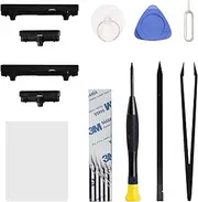 2Set Pack Side Power Volume Button Key Replacement Only for Galaxy Note 10 Plus, Power On Off Volume Button Sidekeys, Repair Tools & Instruction, Black