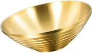 CONGARTENO 1Pc Stainless Steel Storage Bowl Thicken Soup Container for Household Use Elegant Design with Smooth Surface for Noodles and Salads