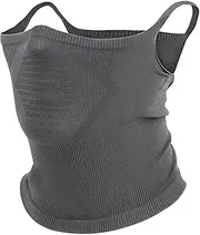 [Generic] Motorcycle Face Cover - Breathable Face Shield with Ear Loops - Sunscreen Neck Wrap Scarf, Breathable Windproof Bandana for Mountaineering