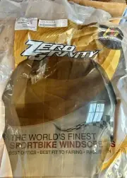 Zero Gravity Kawasaki Ninja 650 Windscreen Smoke (12-16) New /package Opened
