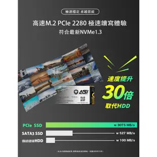 【超甜價】 2TB M.2 PCIe SSD TLC 固態硬碟 DRAM 散熱片 AI218【AGI 亞奇雷】