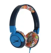 Altec Lansing Kid Safe Wired Over-Ear Headphones Ages 3-5 Blue Sports