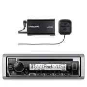 Kenwood Marine Bluetooth CD Receiver, Satellite Radio Connect Vehicle Tuner Kit